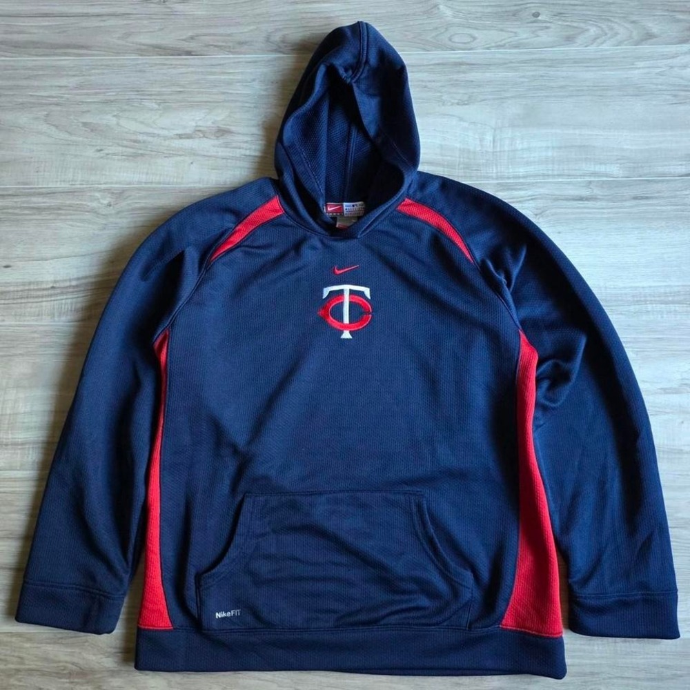Vintage Nike Team Minnesota Twins Baseball Mesh Hoodie